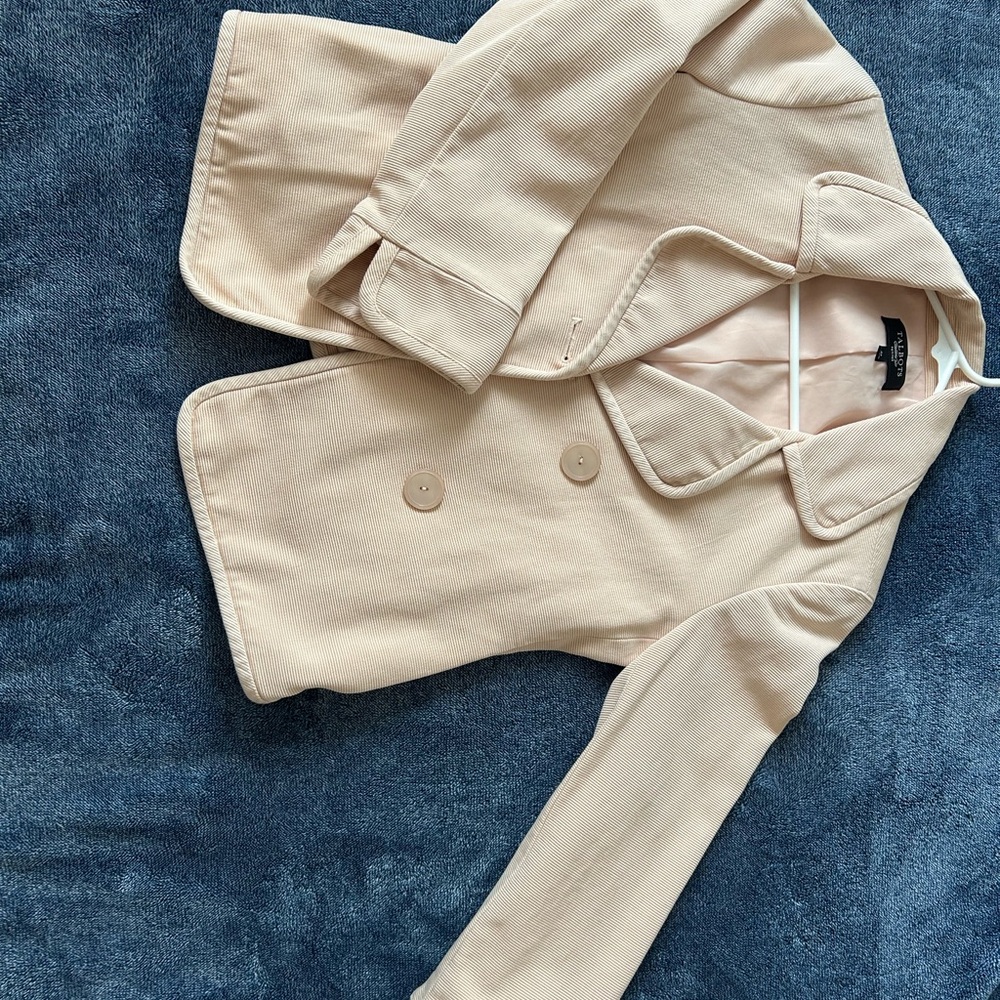 Talbots Kids Cream Pea Coat